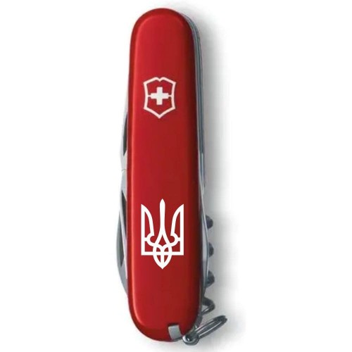 Ніж Victorinox Camper Ukraine Тризуб білий Фото 2